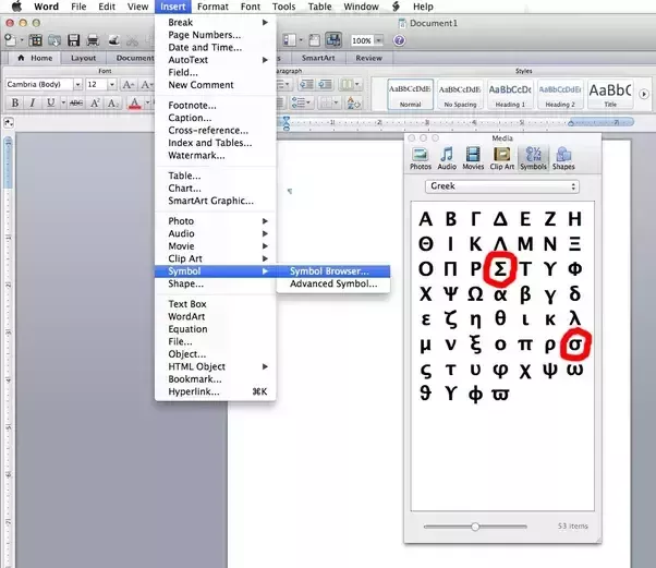 What Font Will A Beta Symbol Be On Word For Mac